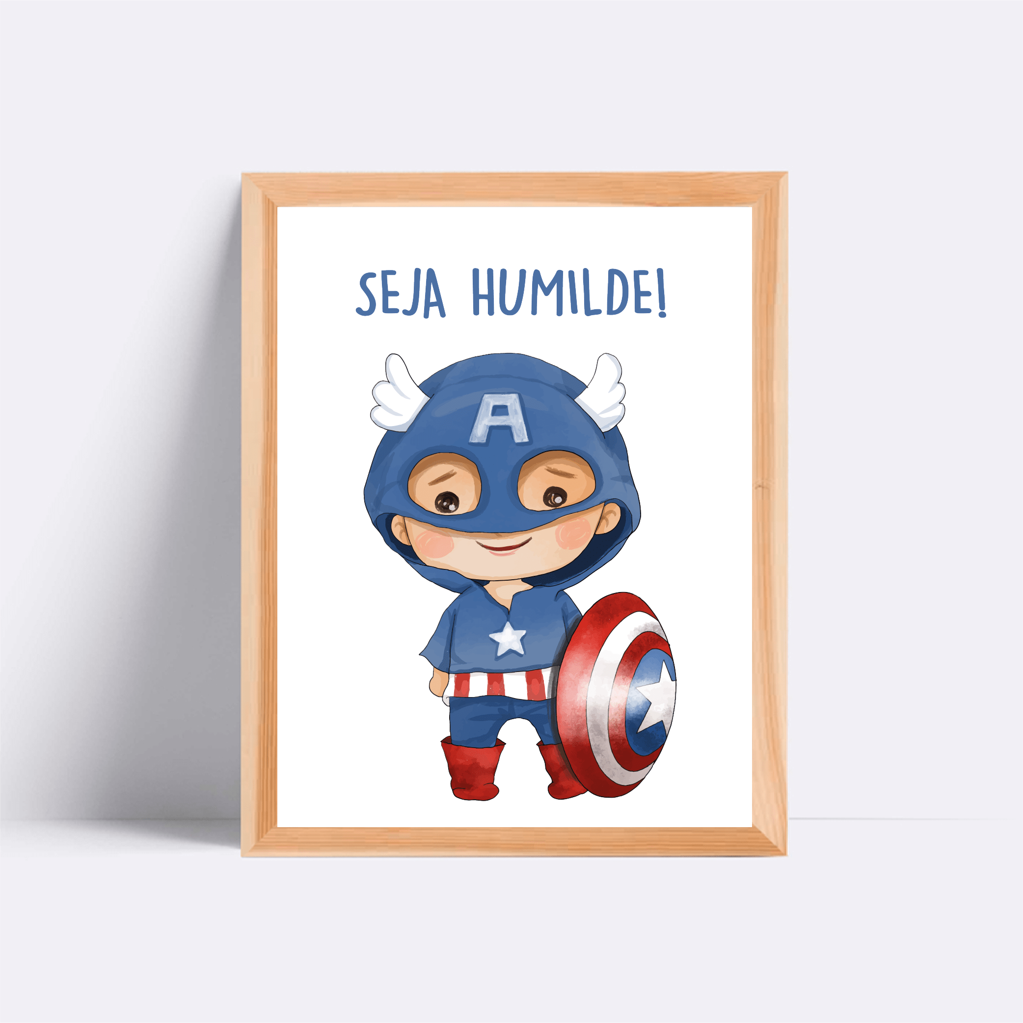 Quadro - Heróis Capitão América