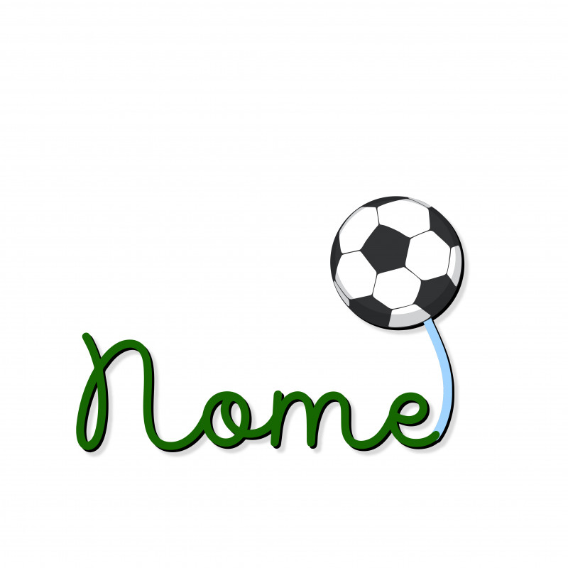 Nome MDF - Bola de Futebol 