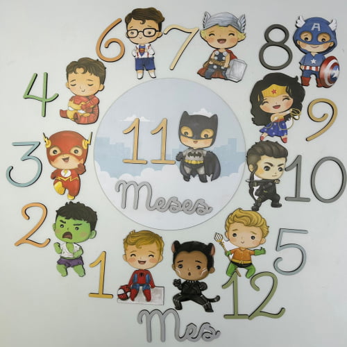 Kit Mesversário - Super Herois 2 