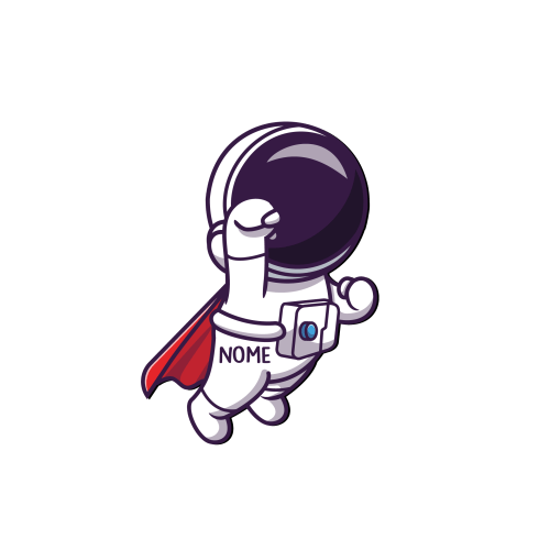 Imã de Geladeira - Astronautas
