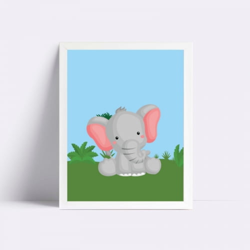 Quadro - Elefante Baby