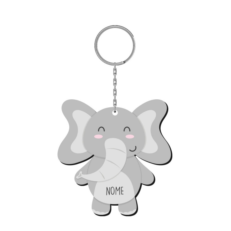 Chaveiro MDF - Elefante 2